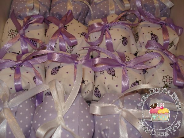 Bem-nascido Joaninha lilas
