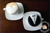 Cupcake de caneca Noivinhos